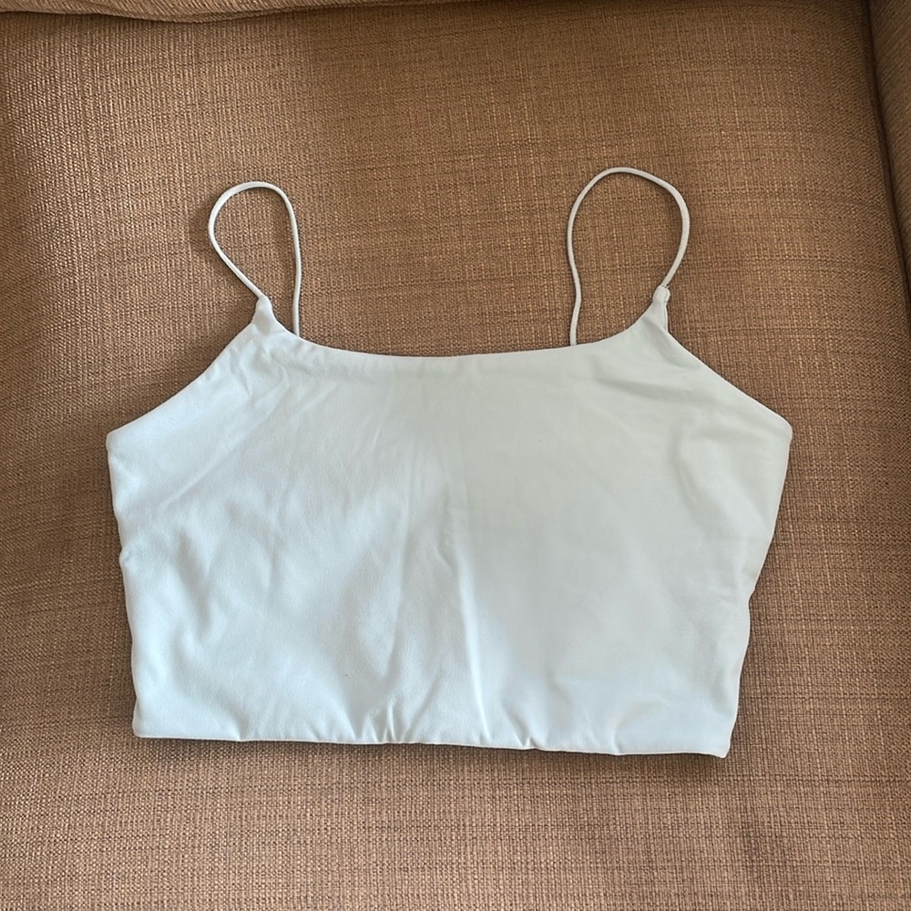 Garage cropped cami lakeshore blue